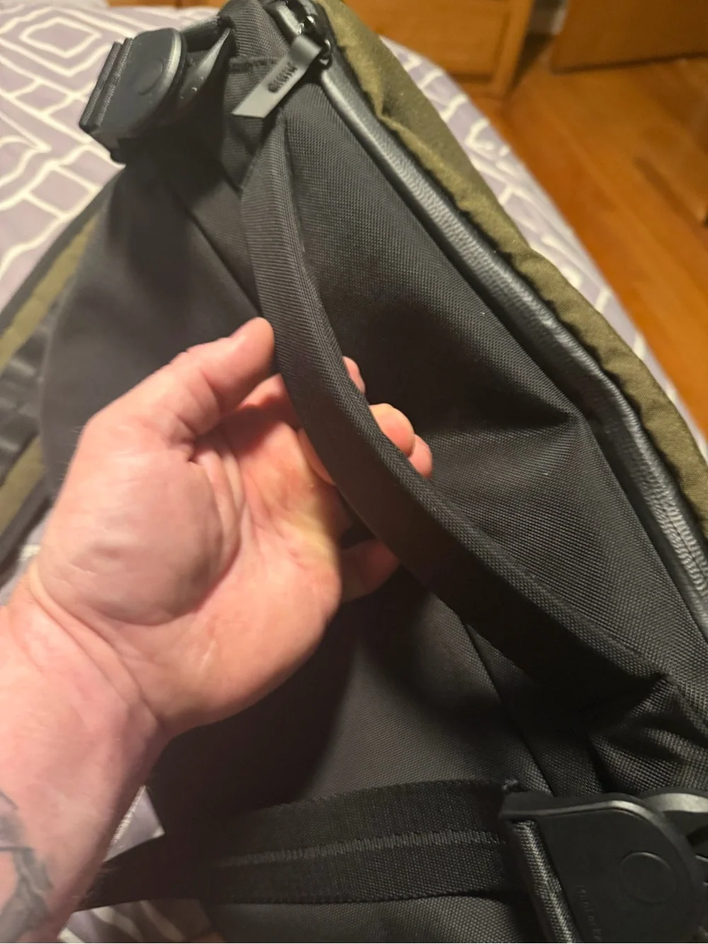 Alpaka Bravo Sling Max V2 Travel Laptop Bag Army Green | Axogrid 300D